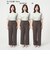 ［size SHORT/TALLあり］ニーハイフレアパンツ