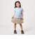 【WEB限定】ネック スリットTシャツ 100cm-160cm
