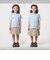 【WEB限定】ネック スリットTシャツ 100cm-160cm