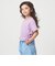 【WEB限定】サイドギャザー チビ Tシャツ 100cm-160cm