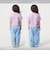 【WEB限定】サイドギャザー チビ Tシャツ 100cm-160cm
