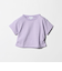 【WEB限定】サイドギャザー チビ Tシャツ 100cm-160cm