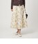 フラワー プリント スカート