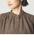 袖ボリューム ギャザー ブラウス マシンウォッシャブル 通気性