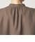 袖ボリューム ギャザー ブラウス マシンウォッシャブル 通気性