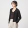 メッシュ ポロカーディガン ウォッシャブル