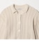 メッシュ ポロカーディガン ウォッシャブル