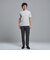 LONG FIBER COTTON ボーダー クルーネック 半袖 Tシャツ