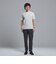LONG FIBER COTTON ボーダー クルーネック 半袖 Tシャツ