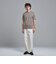 LONG FIBER COTTON ボーダー クルーネック 半袖 Tシャツ