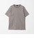 LONG FIBER COTTON ボーダー クルーネック 半袖 Tシャツ