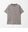 LONG FIBER COTTON ボーダー クルーネック 半袖 Tシャツ