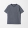 LONG FIBER COTTON ボーダー クルーネック 半袖 Tシャツ