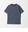LONG FIBER COTTON ボーダー クルーネック 半袖 Tシャツ