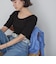 カップデザインネックTシャツ / カップインナー