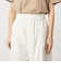 ［size SHORTあり］イージー カーブ パンツ オフホワイト ウォッシャブル