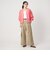 ［size SHORTあり］グロッシー ワイド パンツ