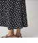 タック フレア スカート 2 ドット