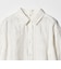 シアー クロス ステッチ シャツ