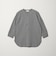 【WEB限定】＜at ease＞ワッフル ヘンリーネック 5分袖 カットソー