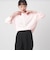 【WEB限定】＜at ease＞ワッフル ヘンリーネック 5分袖 カットソー