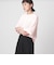 【WEB限定】＜at ease＞ワッフル ヘンリーネック 5分袖 カットソー