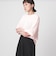 【WEB限定】＜at ease＞ワッフル ヘンリーネック 5分袖 カットソー