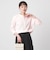 【WEB限定】＜at ease＞ワッフル ヘンリーネック 5分袖 カットソー