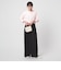 【WEB限定】＜at ease＞ワッフル ヘンリーネック 5分袖 カットソー