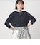 【WEB限定】＜at ease＞ワッフル ヘンリーネック 5分袖 カットソー