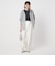 【WEB限定】＜at ease＞ワッフル ヘンリーネック 5分袖 カットソー