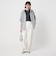 【WEB限定】＜at ease＞ワッフル ヘンリーネック 5分袖 カットソー