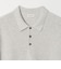 タック ピケ ニット ポロシャツ -ウォッシャブル-
