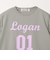 【別注】＜LOGAN knitting mills＞ナンバリング Tシャツ / キッズ  120cm-160cm