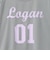 【別注】＜LOGAN knitting mills＞ナンバリング Tシャツ / キッズ  120cm-160cm