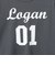 【別注】＜LOGAN knitting mills＞ナンバリング Tシャツ / キッズ  120cm-160cm