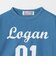 【別注】＜LOGAN knitting mills＞ナンバリング Tシャツ / キッズ  120cm-160cm
