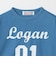 【別注】＜LOGAN knitting mills＞ナンバリング Tシャツ / キッズ  120cm-160cm