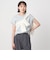 グロッシー フレンチスリーブ Tシャツ 制菌