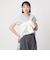 グロッシー フレンチスリーブ Tシャツ 制菌