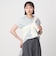 グロッシー フレンチスリーブ Tシャツ 制菌