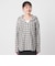 【WEB限定】＜at ease＞フード チェック シャツ