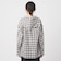 【WEB限定】＜at ease＞フード チェック シャツ