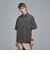 WONDER CLOTH ジャストルーズ レギュラーカラー 半袖 シャツ -ストレッチ・接触冷感・吸水速乾-