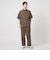 WONDER CLOTH ジャストルーズ レギュラーカラー 半袖 シャツ -ストレッチ・接触冷感・吸水速乾-