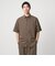 WONDER CLOTH ジャストルーズ レギュラーカラー 半袖 シャツ -ストレッチ・接触冷感・吸水速乾-
