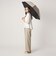 【別注】＜because＞パイピング アンブレラ 長傘 晴雨兼用 レイン UVカット
