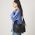 【WEB限定】＜PARTE＞ダブルバックル 2WAYショルダーバッグ  はっ水