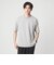 ダブルフェイス クルーネック 半袖 Tシャツ カットソー -吸水速乾・抗菌-