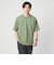 ダブルフェイス クルーネック 半袖 Tシャツ カットソー -吸水速乾・抗菌-